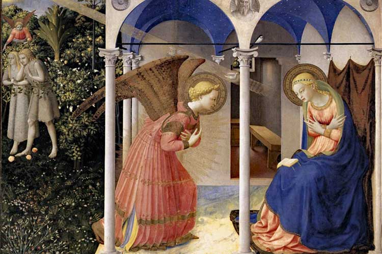 The Annunciation. By Fra Angelico (Public Domain)