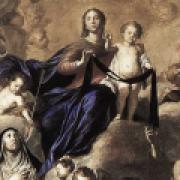 Our Lady of Mount Carmel and Saints (Simon Stock, Angelus of Jerusalem, Mary Magdalene de’Pazzi, Teresa of Avila)